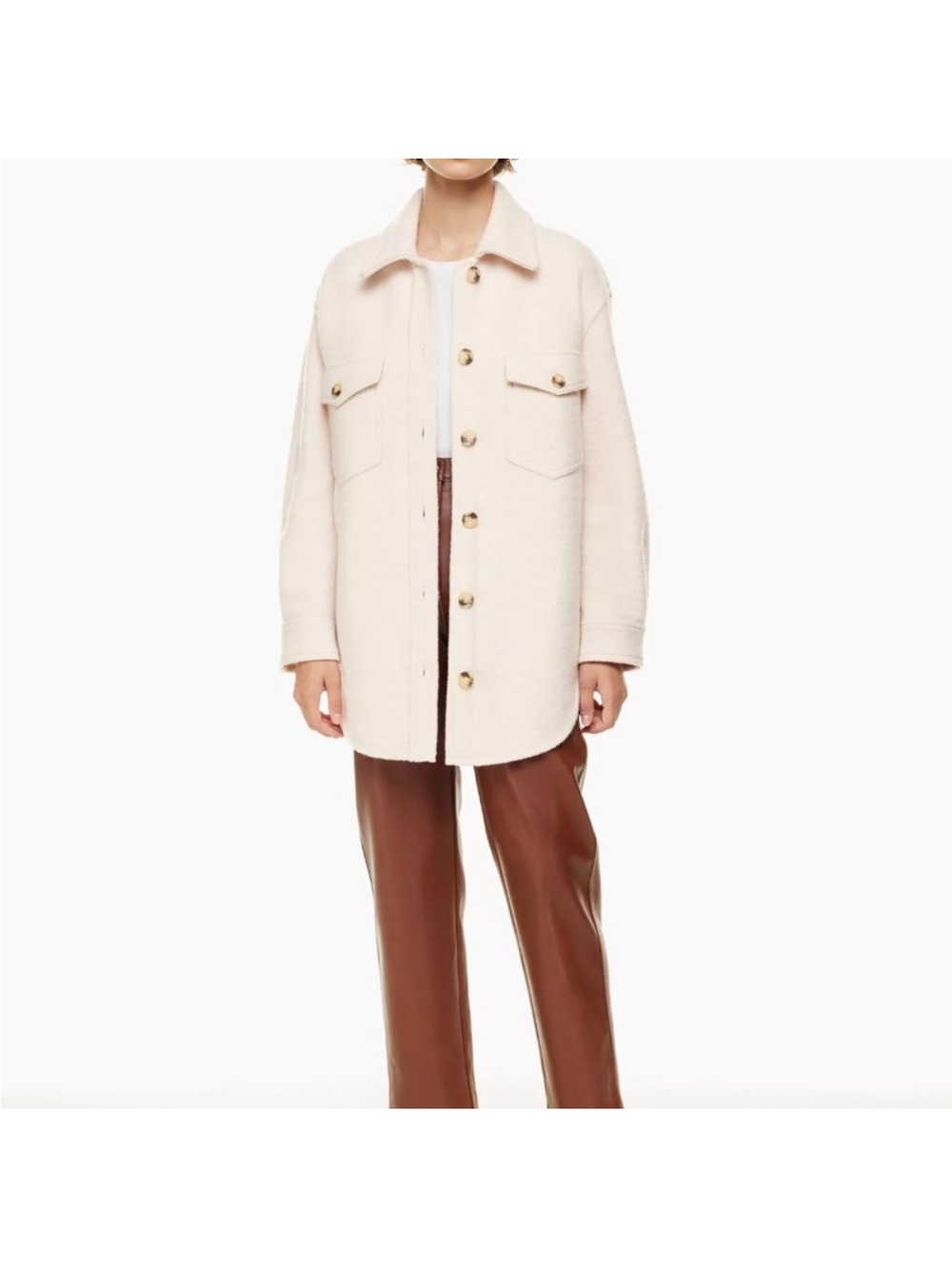 Aritzia Wilfred Free The Ganna Shirt Jacket